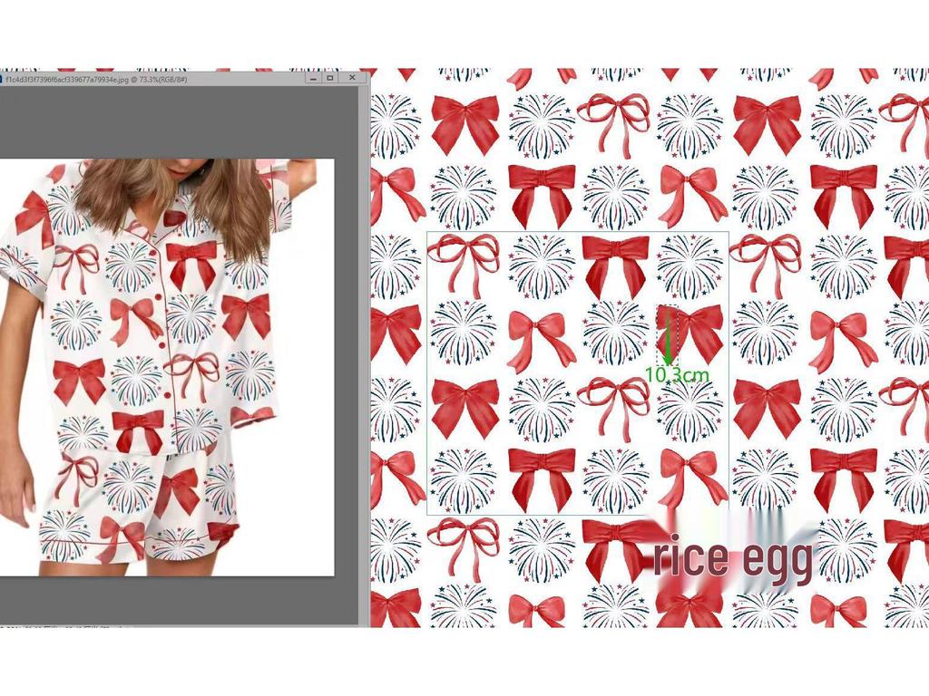 2025 Grenzüberschreitender Weihnachts-Pyjama: Druck Umlegekragen Kurzarm Shorts Hausanzug Set.