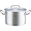 Fissler Pro Collection Poklice na hrnec bez vody, 18 cm, Nerezová ocel [Oficiální japonský produkt] 83-104-186