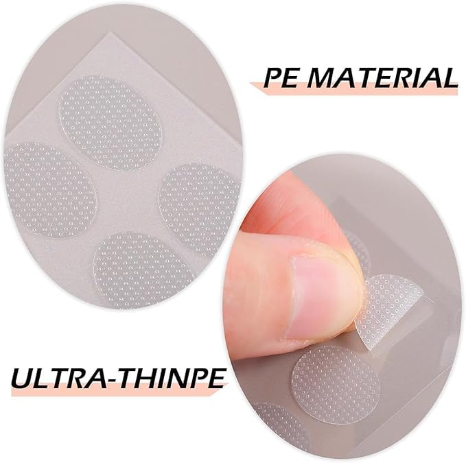 Soporte Invisible para Lóbulo de la Oreja para Pendientes Cintas y Pegatinas para Lóbulo de la Oreja Soporte para Pendientes Pesados Parches de Soporte Niñas y Mujeres (Paquete de 40)