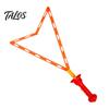 Bubble Wand Outdoor Giant Wand, Foam Maker for Kids, Transformable Triangle Toy Beach Backyard Party, Summer Game Gift Toddlers