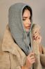 Nilda Fashionable Hood Balaclava Color Gray