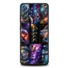 Universe Starry Sky Moon Phone Case for Samsung Galaxy A55 A35 A17 A07 A15 A13 A25 A51 A71 A72 A73 A32 A52 A52S A41 5G Soft TPU