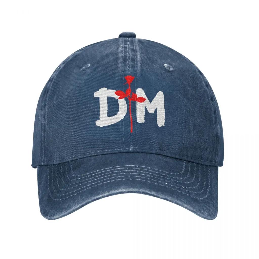 Gorra de Béisbol para Hombre y Mujer Banda DM Dave Gahan Martin Gore Sombreros Lavados Desgastados Gorra Actividades Gorra Snapback