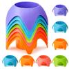 Plastic Beach Cup Holders, Multicolor Outdoor Sand Drink Holders, Portable Beer Stand Accessories For Beach Parties And Cam