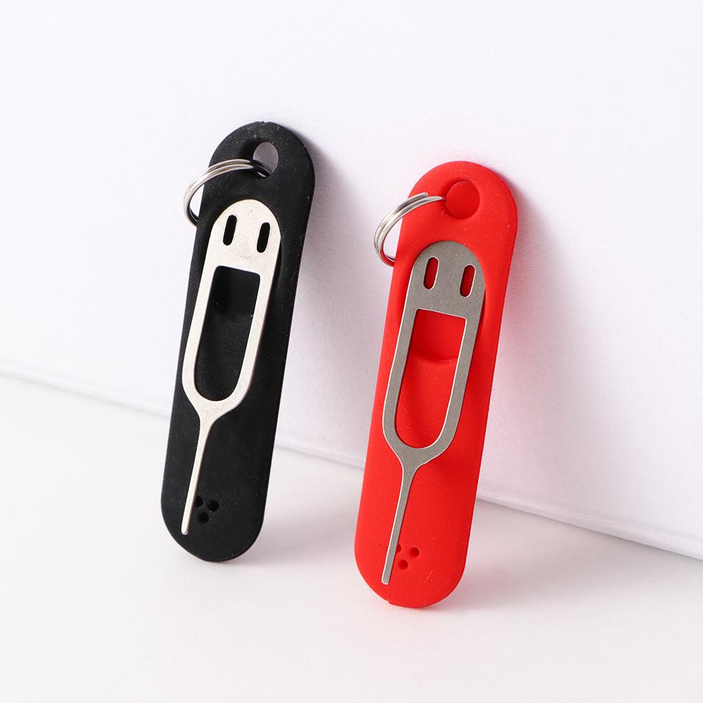 Pin Ejecting Removal Card Pin Phone Key Tool Sim Card Tray Ejector with Case Pin Holder Eject Pin