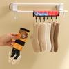 Multipurpose Collapsing Fabric Hangers For Living Fold Flat Designs Hook Securely On Door Curtains HX6C