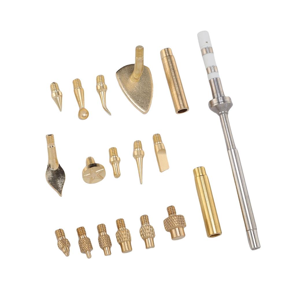 Hitze-Setzwerkzeug 3D-Druck Glättwerkzeug-Set Hitze-Einpressmutter Eisenspitze für Modellveredelung