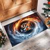 Tappeto in Velluto di Cristallo con Stampa Calcio Hull City, Comodo Assorbente d'Acqua Antiscivolo Tappeto per Pavimento Interno