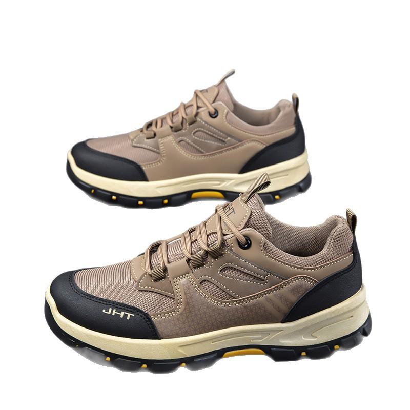 Men's Shoes Outdoor Hiking Shoes Hiking Sports Shoes Non-slip and Wear-resistant Soft-soled Light Luxury Men's Casual Shoes