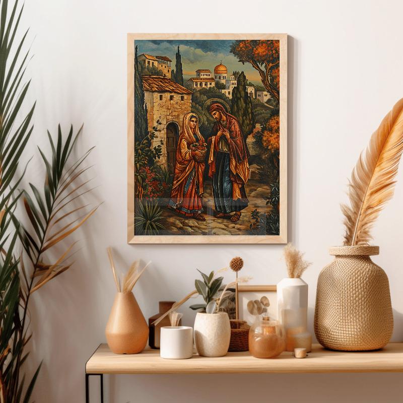 Religious Byzantine Catholic Art Prints Modern Christian Posters Gospel Figure Illustration Canvas Painting Pictures Home Decor