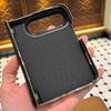 Luxury Lambskin Leather Hinge Protection Matte Phone Case For iPhone Duo Matte Thickened Shockproof Protection Soft Back Cover