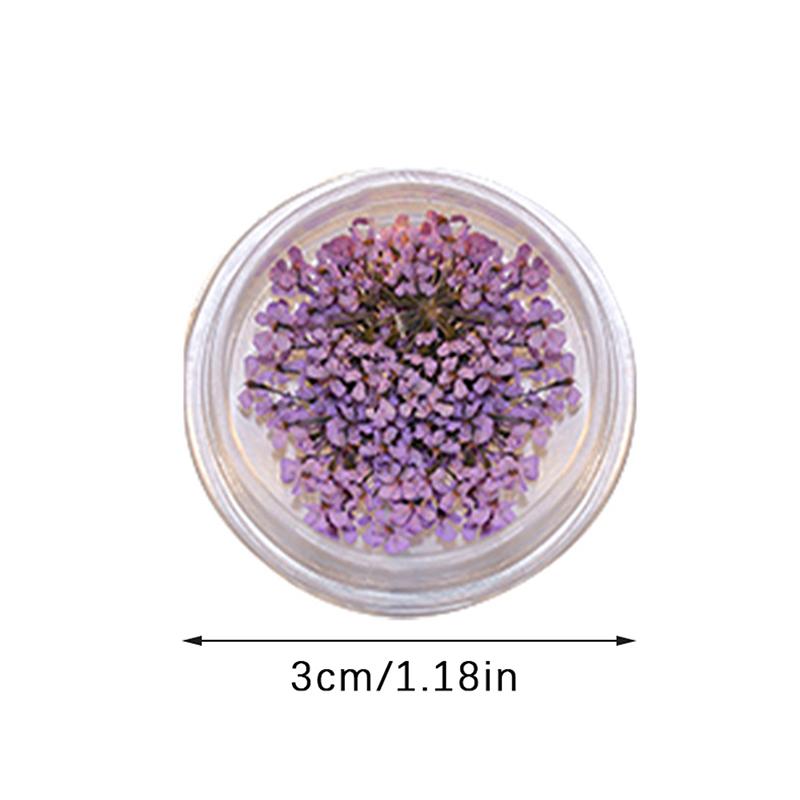 5 st/ask 3D torkade blommor nagelkonstdekorationer torkade blommor klistermärken gör-det-själv manikyr berlocker design för nageltillbehör