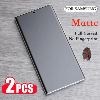 2ks Matná hydrogelová fólie pro Samsung Galaxy S25 S24 S23 S22 Ultra S21 Plus S20 FE Bez otisků prstů na displej pro Galaxy S25 Ultra