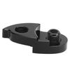 BOLANY Bicycle Rear Derailleur Hanger Extension Tail Hook Extender for Free Wheel Teeth UpgradeBlack