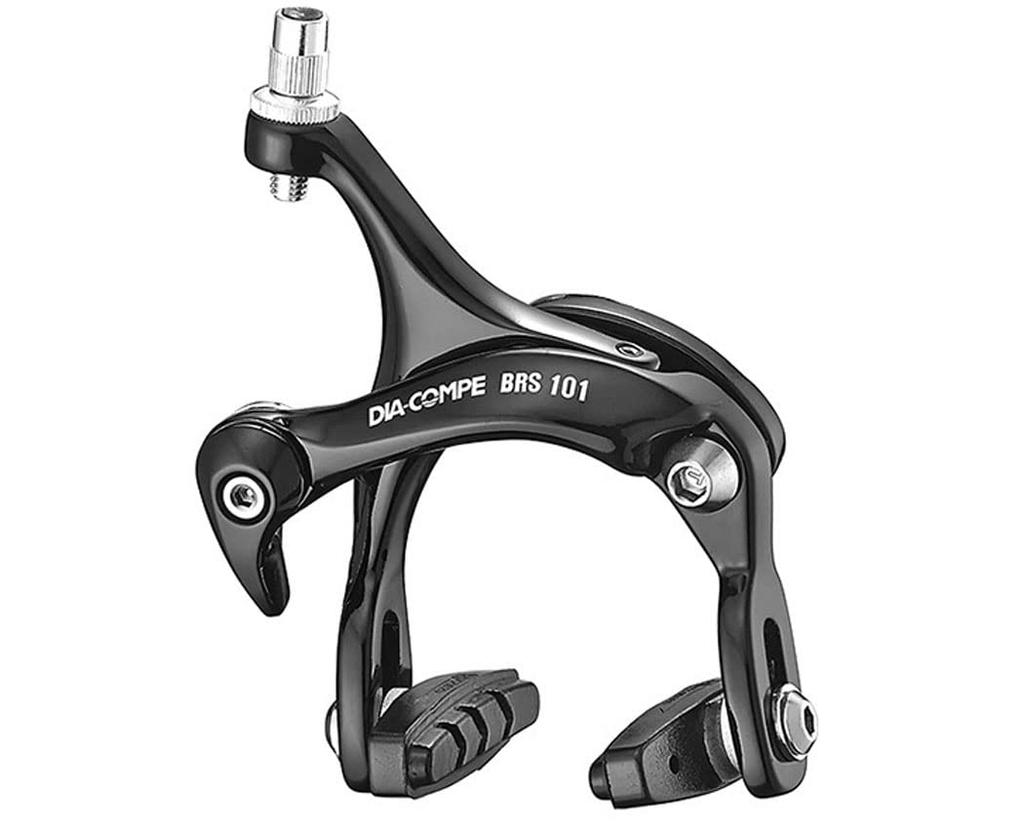 BRS101 Caliper Brake DIA-COMPE (Nut Type) [Black Rear]