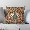 Ancient Turkish Tapestry Green Square Pillowcase Polyester Linen Velvet Pattern Zip Decor Room Cushion Cover