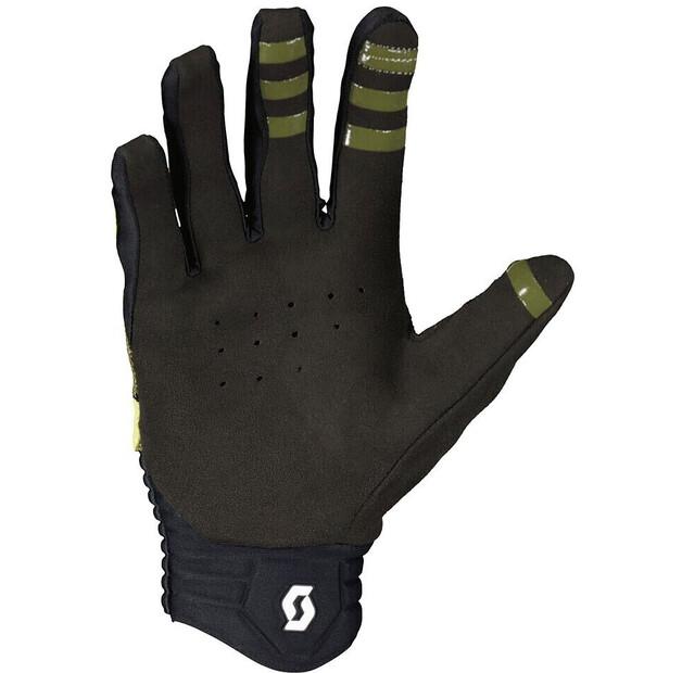 Scott DH Factory Long Bicycle Gloves (yellow)