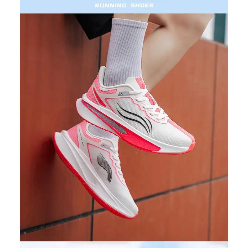 Men's Running Shoes Breathable Mesh Lace-up Athletic Sneakers Lightweight Cushioning Sports Footwear