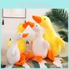 Plush Duck Cartoon Toy Soft Short Pile Material Children Festival Gift Doll