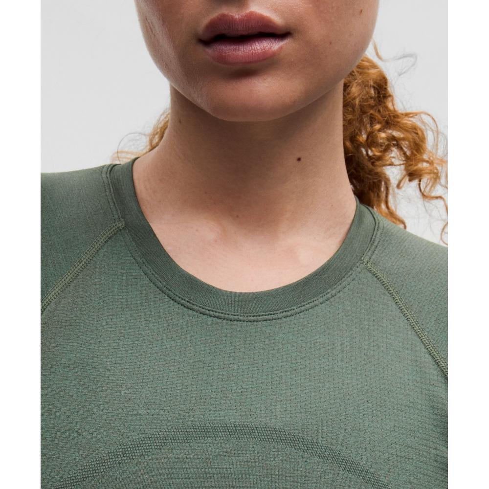 Lululemon Swiftly Tech Cropped Long Sleeve Shirt 2.0 Dark Forest Dark Forest