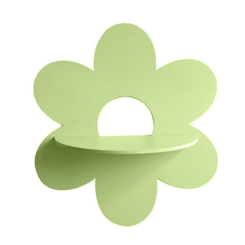 Decorative Wall Mounted Flower Shelf Durability Wood Display Organizers For Modern Homes Enhances Room Aesthetics