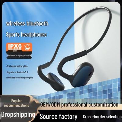 Air Conduction Bluetooth Sports Headset: Waterproof, Sweatproof, Ear-Hook Design, Long Battery Life