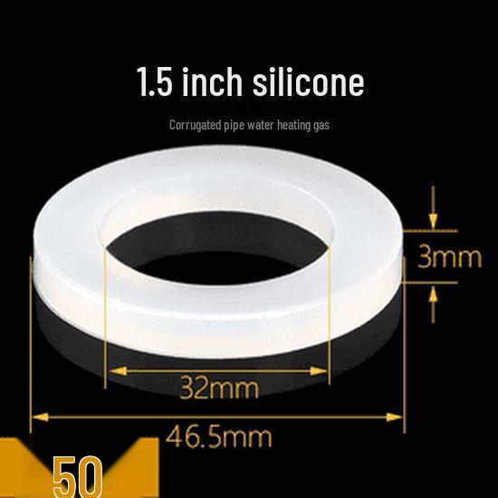 Anello di tenuta in gomma siliconica da 1/2 pollice per scaldabagno e guarnizione per tubo