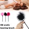 1PCS High-quality Fun Feather Supplies Feather Brush Tease Stick Couples Men And Women Sex Accessories Multi-color Optional