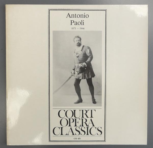 

Виниловая пластинка ANTONIO PAOLI Антонио Паоли 18711946 CO431 Court Opera Cla Австрия Классическая Б/у