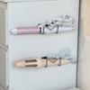 1Pcs Wall Mounted Hair Dryer Holder Hair Curler Straightener Stand Self Adhesive Stainless Steel Storage Rack Bathroom Organizer