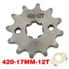 420# 17mm 10 11 12 13 14 15 16 17 18 19 20 T Front Engine Sprocket For Honda Lifan ZongShen YCF ATV Quad Dirt Pit bike Buggy