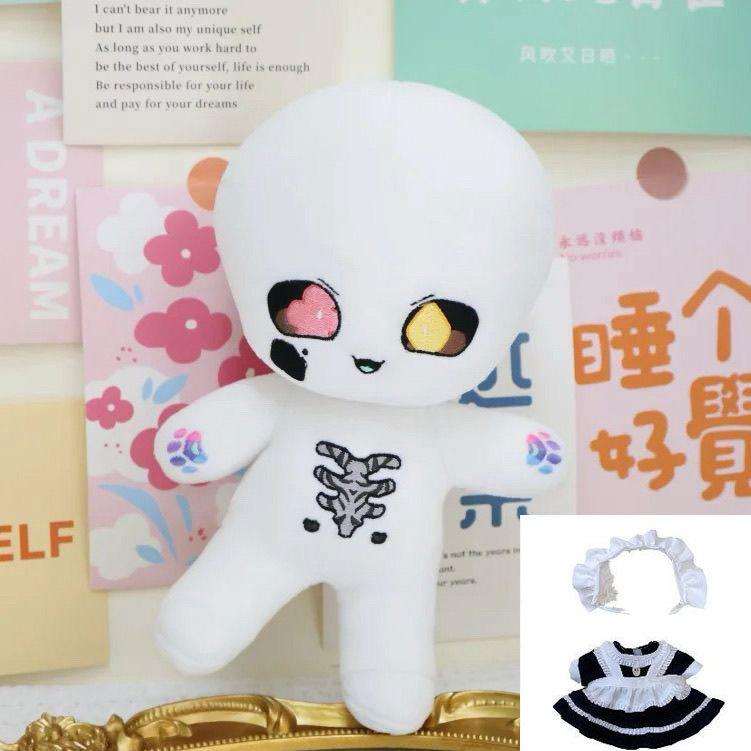 20cm Game Undertale Error Sans Pluche Pop Met Skelet Cartoon Figuur Idol Cosplay Verkleedkleding Gevuld Kussen Speelgoed Cadeaus No skeleton
