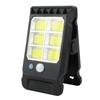 Outdoor Solar LED Sensor Wall Light for Courtyard - No Drilling Needed