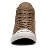 Converse All Star Perfed Overlays Classic and Versatile Abrasion Wrapping Lightweight High Top Espadrilles Unisex Beige Brown