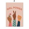 Poster e stampe femministe Girl Power Empowered Equality Nordic Wall Art Canvas Painting Immagini murali per l'arredamento del soggiorno