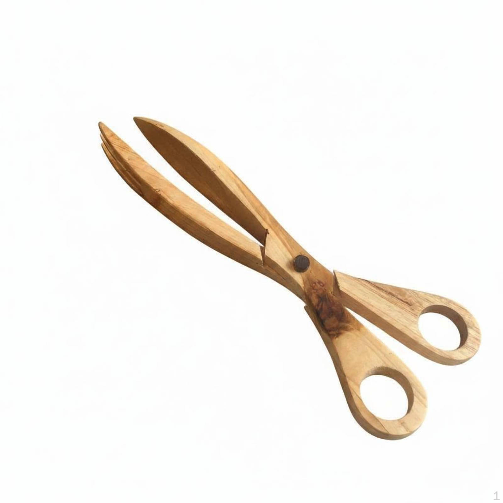 Teak Salad Tongs Wood Versatile Kitchen Tool for Oven Cooking