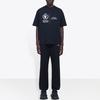 T-shirts Heren Zwart Ronde Hals Normale Rechte Pasvorm 612966THV841000