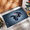 Club Nacional De Printed Flannel Area Rug Non Slip Soft Polyester Floor Carpet Indoor Decor Mat for Bedroom Living Room Sofa Game Room Home Decoration
