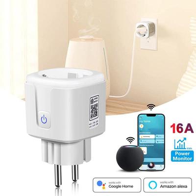 WiFi Akıllı Anahtar 16A/20A Ses Kontrolü Güç Monitörü Zamanlama Duvar Anahtarı Akıllı Ev Otomasyon Anahtarları Apple Homekit ile Çalışır