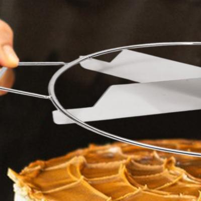 Stainless Steel Cake Cutter Slicer Pie Cutter Equal Portion Marker Round Bread Divider Pastry Cheese Pizza Cutting Press Tool