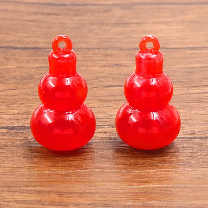 10Pcs 18X31mm DIY Resin Gourd Pendant Jewelry Accessories
