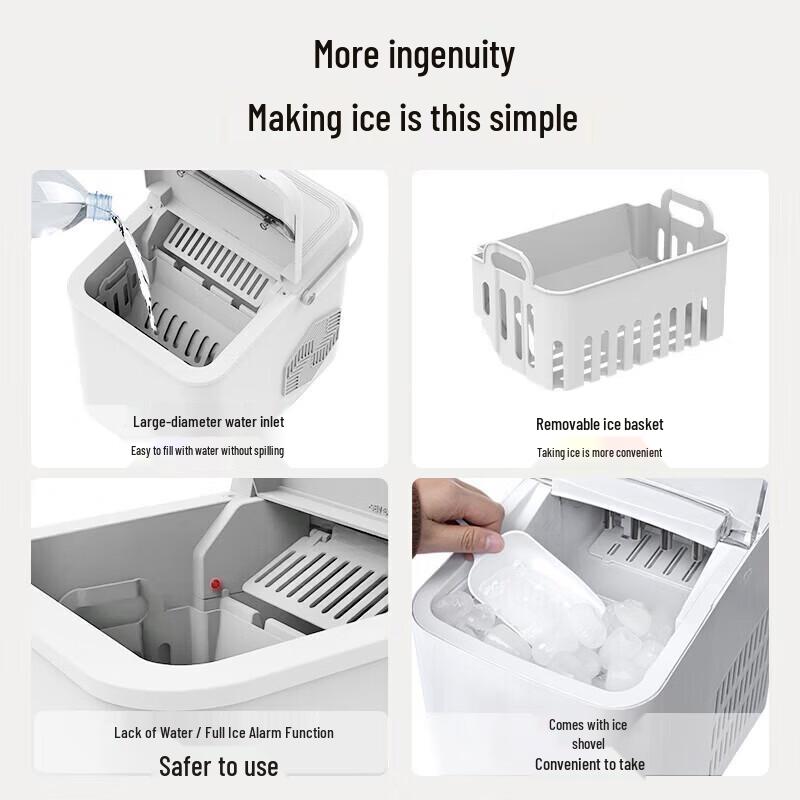Midea Automatic Ice Maker CN plug (adapter included)