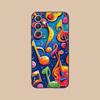 Musical Note Staff Mobile Phone Case for Samsung Galaxy S26 S25 S24 S23 S22 S21 S20 Note20 Plus FE Ultra Colorful Cover Cover