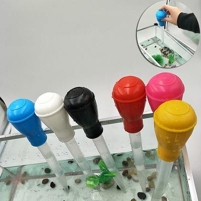 Tub de alimentare de 30 ml Instrument de curățare a acvariului Pipetă Rezervor de pește Pompă cu sifon Schimbător de apă