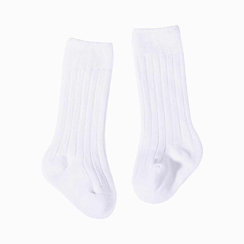 Fashion Spring Cotton Newborn Sock Solid Candy Color Kids Toddler Long Socks For Kids Children Baby Girls Boys Knee High Socks