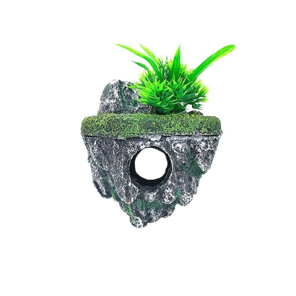 

Пенопластовый хлопок Плавающий остров Украшение Имитация Подвесной Искусственный камень Аквариум S