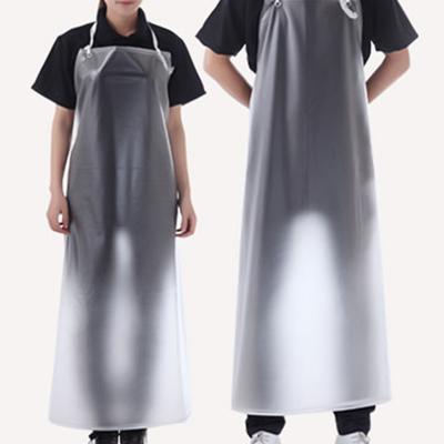 2Pcs Frosted Waterproof Oil-proof Transparent PVC Kitchen Housework Chef Aprons