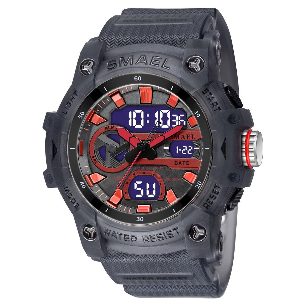All-match Waterproof Outdoor Sports Electronic Watch for Male Students