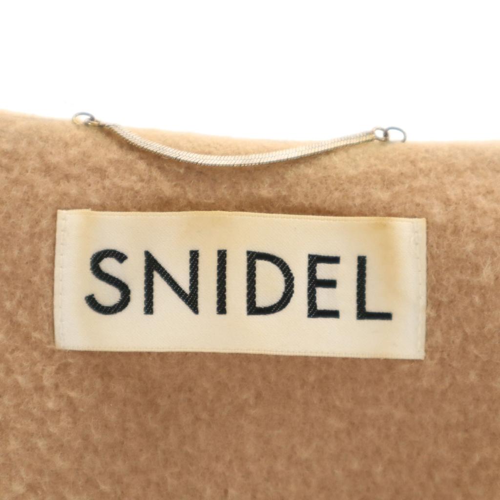 SNIDEL Feito no Japão casaco de mistura de lã e caxemira bege Feminino Usado