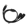 High Accuracy MIDI Sync Breakout Cable 1.6ft Y Splitter Cable  Music Production Setup